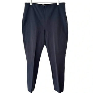 Everlane 16 blue gray fitted‎ cropped pants with side zipper